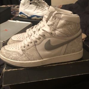 Laser jordan 1s
